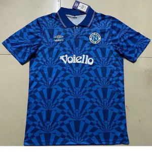 Napoli 1991-93 Heim - Retro - Trikot - Blau