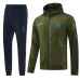 Chaqueta deportiva con capucha de Nápoles 2024/25 - Verde
