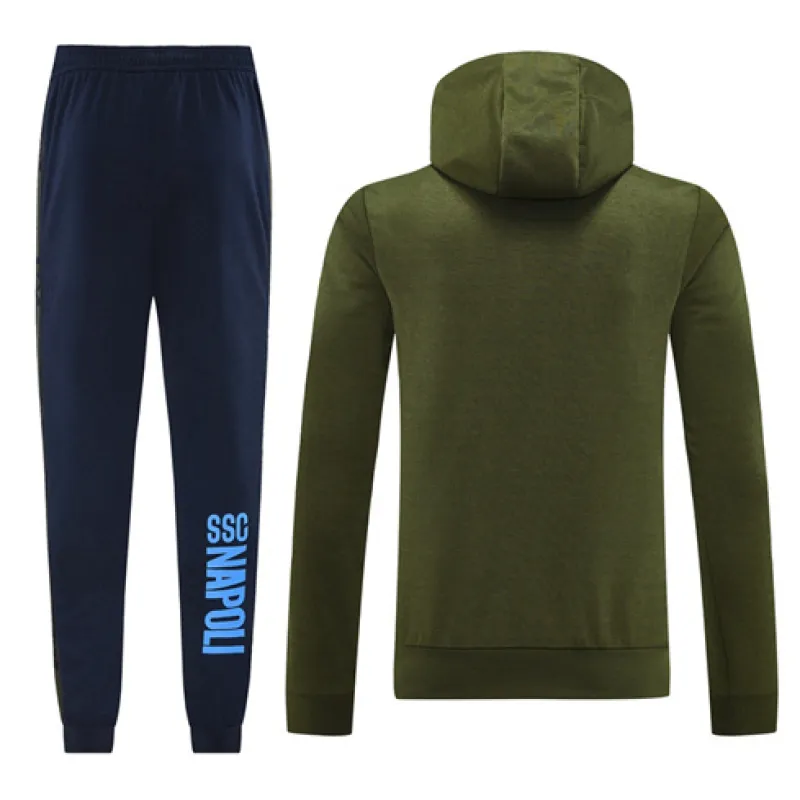 Chaqueta deportiva con capucha de Nápoles 2024/25 - Verde