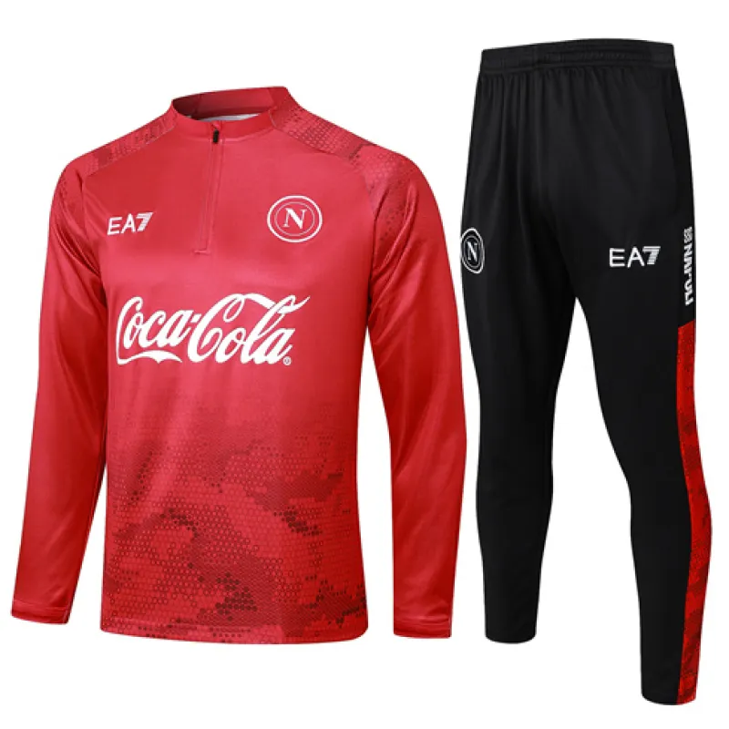 Napoli 2024/25 Kinder-Sportbekleidung - Rot