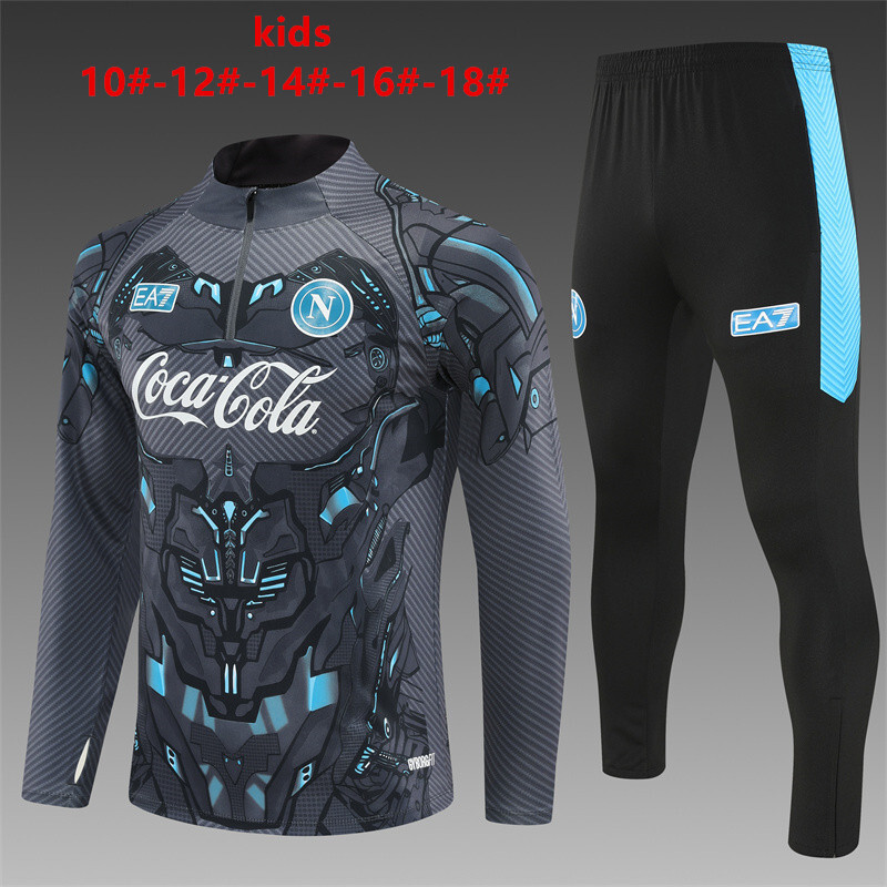 Napoli 2025/26 Conjunto Deportivo Infantil Gris
