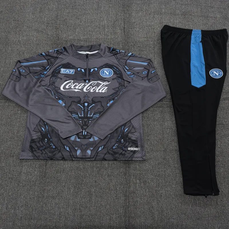 Napoli 2025/26 Conjunto Deportivo Infantil Gris