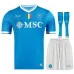 Set di maglia bambini in casa del Napoli 2025/26 - Blu