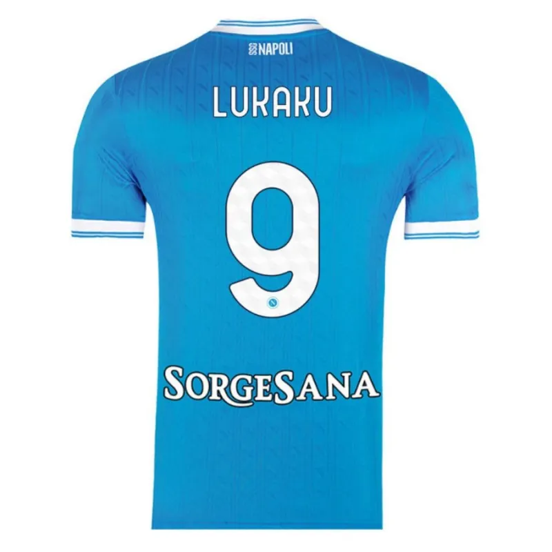 Maillot domicile de LUKAKU pour le Napoli 2025/26 - Bleu