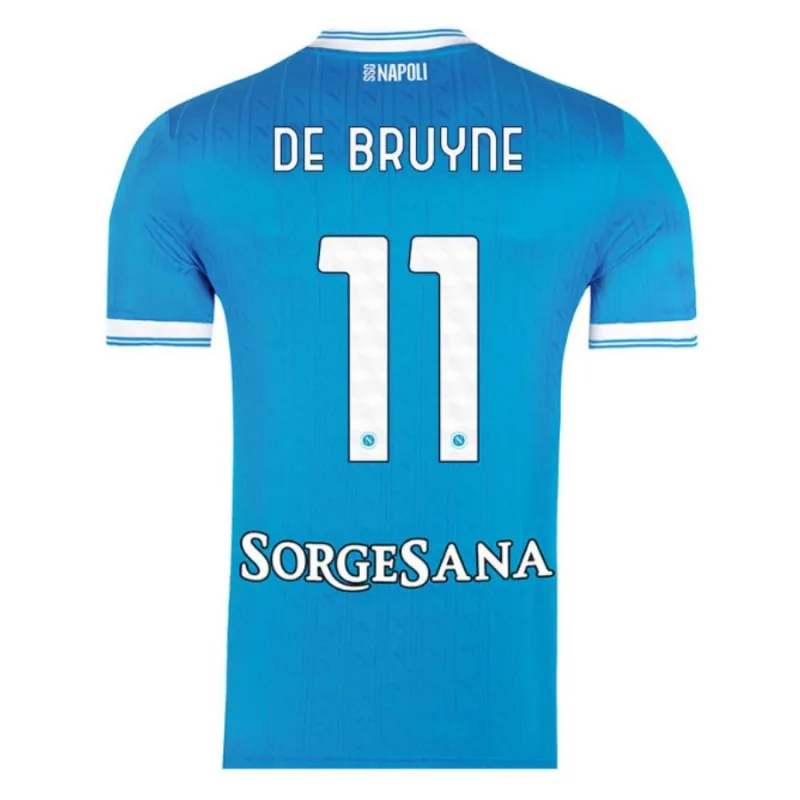 Maillot domicile de DE BRUYNE pour le Napoli 2025/26 - Bleu
