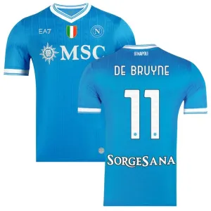 Maillot domicile de DE BRUYNE pour le Napoli 2025/26 - Bleu