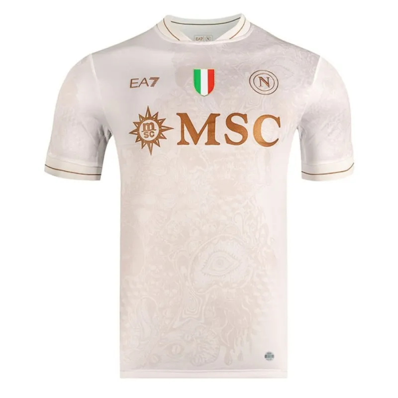 Napoli McTOMINAY 2025/26 Auswärtstrikot - Beige