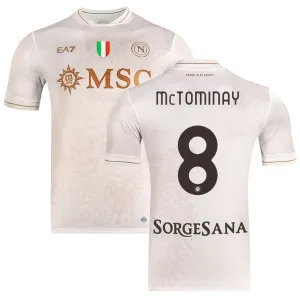 Napoli McTOMINAY 2025/26 Auswärtstrikot - Beige