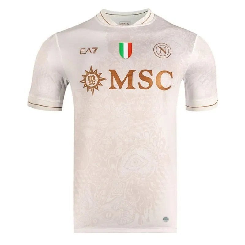 Napoli LUKAKU 2025/26 Auswärtstrikot - Beige