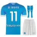 Set de maillot enfant domicile de DE BRUYNE pour le Napoli 2025/26 - Bleu
