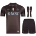 Napoli 2025/26 Ensemble enfant troisième maillot - Noir
