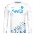 Maillot d'échauffement à manches longues Napoli 2025/26 - Blanc