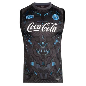 Maillot d'entraînement sans manches Napoli 2025/26 - Noir