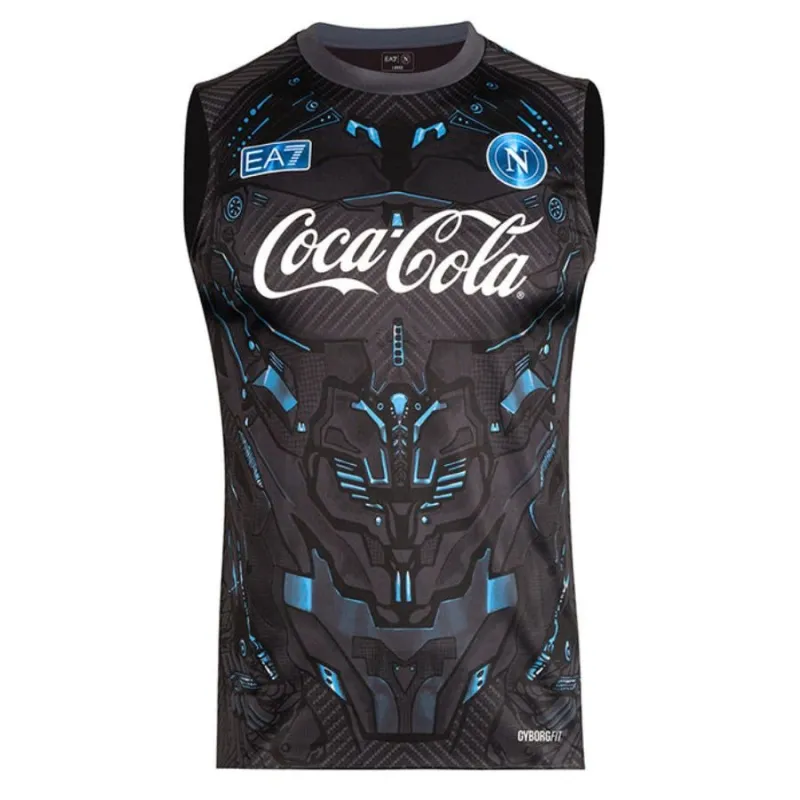 Maillot d'entraînement sans manches Napoli 2025/26 - Noir