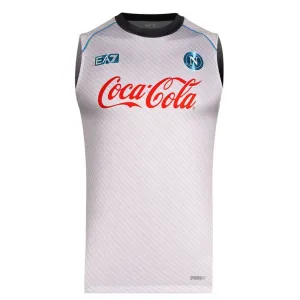 Maillot d'entraînement sans manches Napoli 2025/26 - Argent