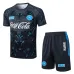Nápoles 2025/26 Camiseta de entrenamiento + Pantalones cortos - Negra