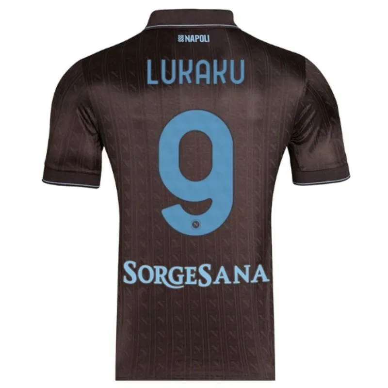 Naples LUKAKU 2025/26 Maillot Third - Noir