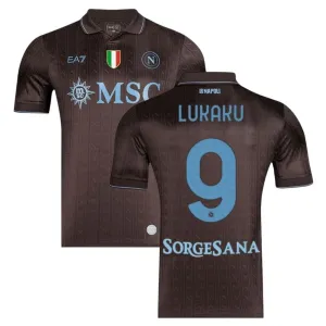 Nápoles LUKAKU 2025/26 Camiseta tercera - Negra