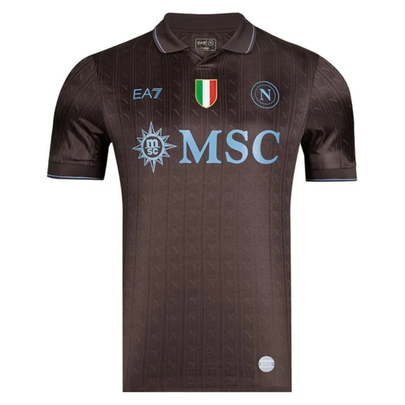 Nápoles DE BRUYNE 2025/26 Camiseta tercera - Negra