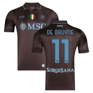 Naples DE BRUYNE 2025/26 Maillot Third - Noir