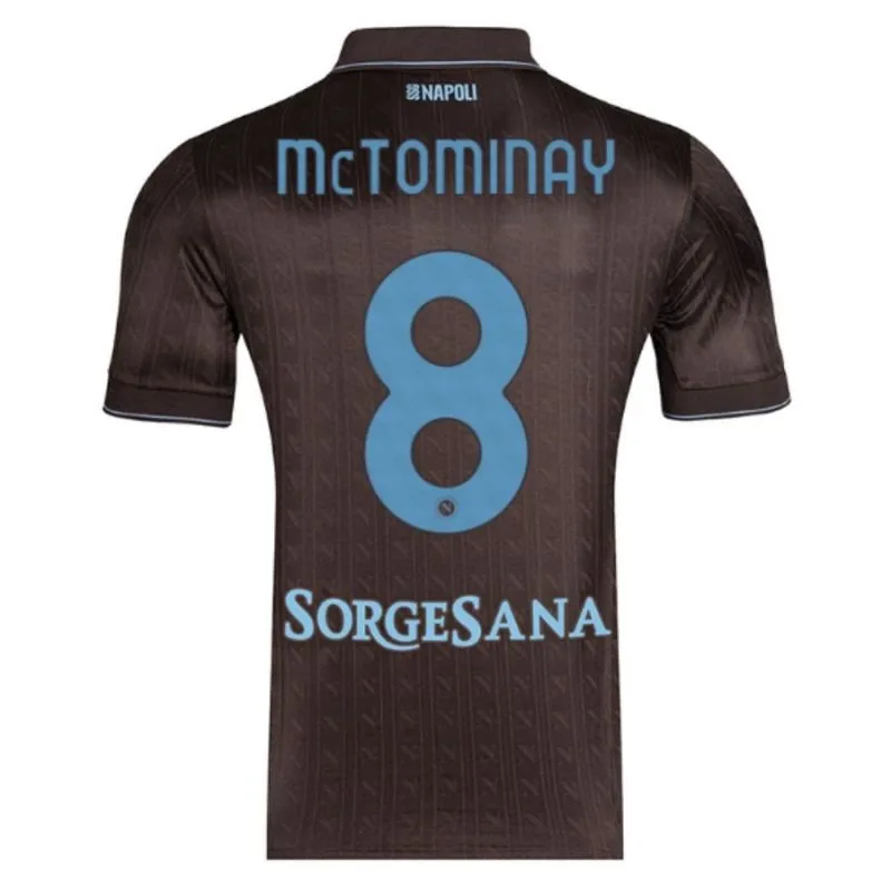 Nápoles McTOMINAY 2025/26 Conjunto infantil tercera - Negra