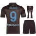 Nápoles LUKAKU 2025/26 Conjunto infantil tercera - Negra