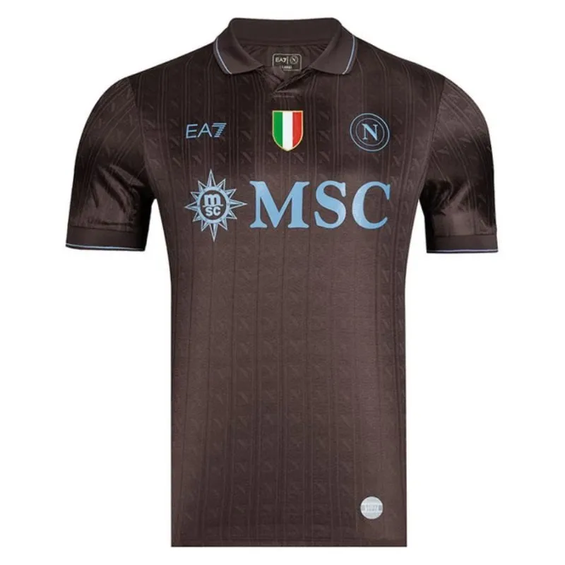 Naples DE BRUYNE 2025/26 Ensemble enfant Third - Noir