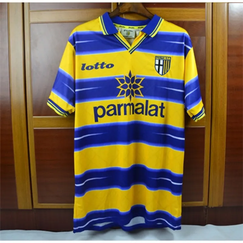 Parma 1998/99 Heim Retro Trikot - Gelb