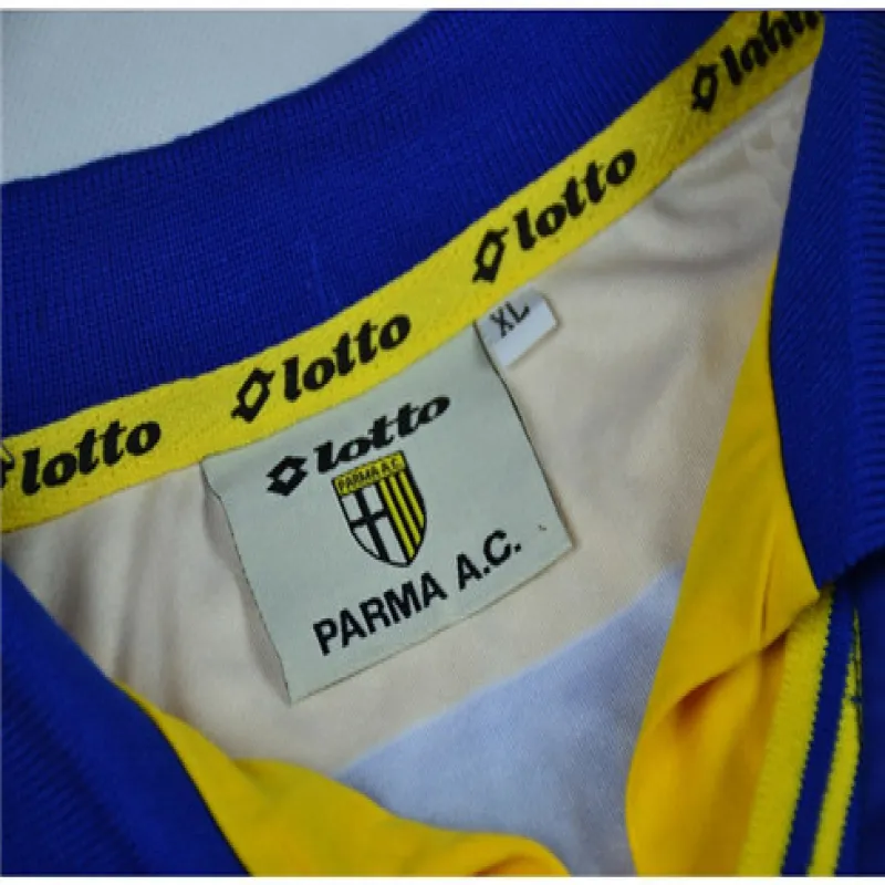 Parma 1998/99 Heim Retro Trikot - Gelb