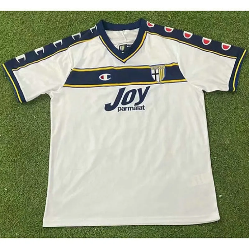 Camisa retro de viaje de Parma 2001/02 - Blanca