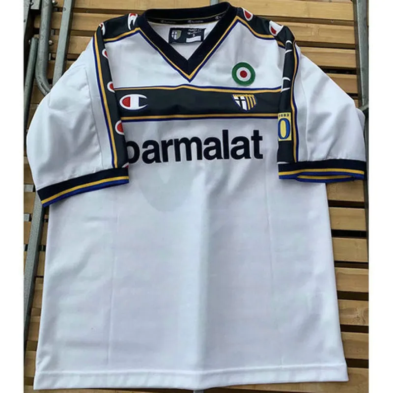 Maillot retro domicile de Parma 2001/02 - Blanc