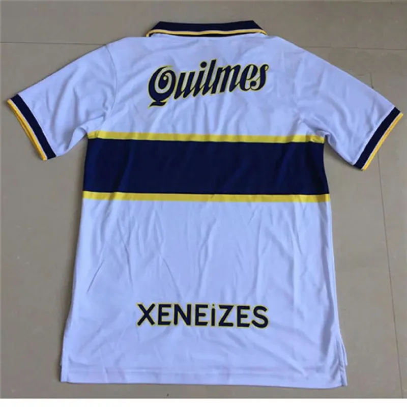 Boca Juniors 1997 Retro Away Jersey - White