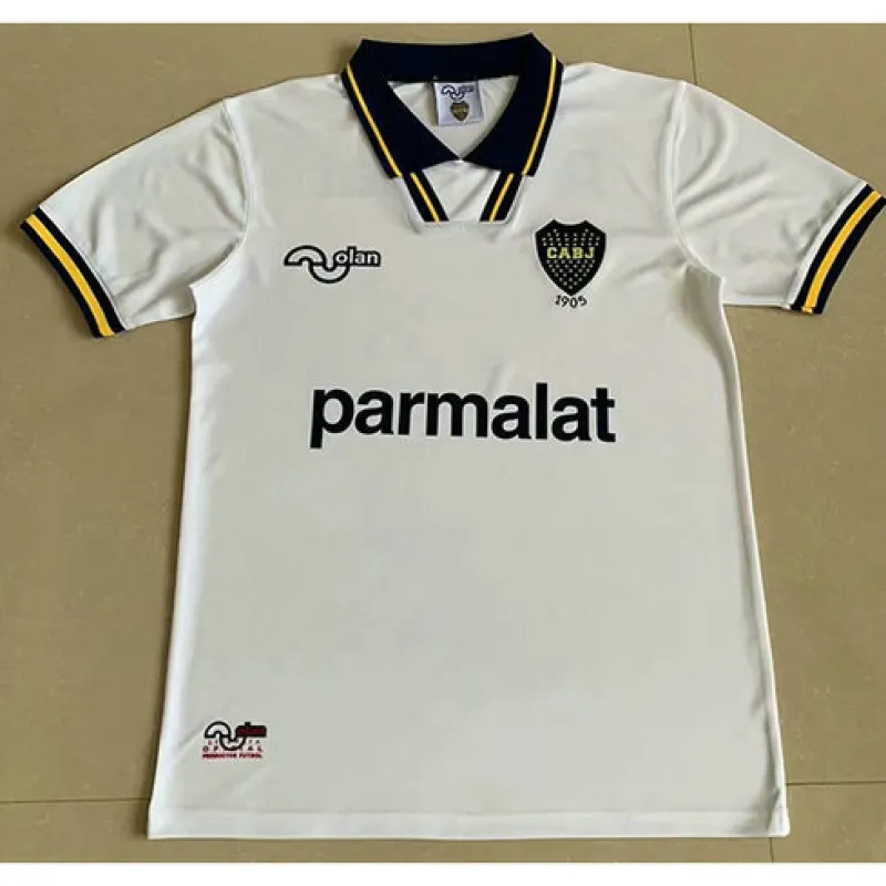 Boca Juniors 1994 Retro Away Jersey - White