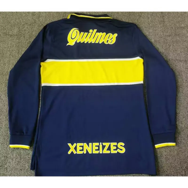 Boca Juniors 1997 Retro Home Long-sleeved Jersey - Blue
