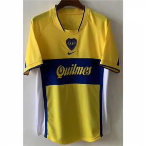 Boca Juniors 2001 Retro Away Jersey - Yellow