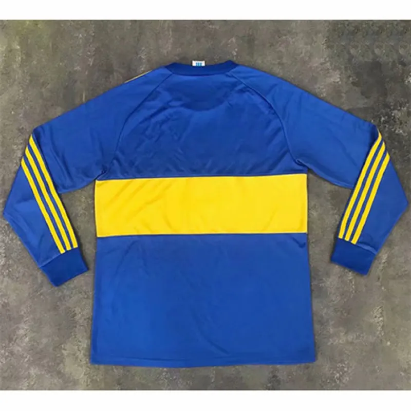 Boca Juniors 1981 Retro Home Long-sleeved Jersey - Blue