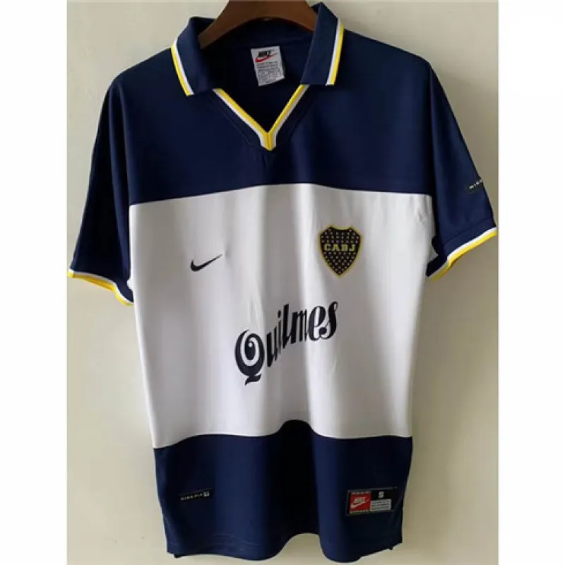 Boca Juniors 2000 Retro Away Jersey - White