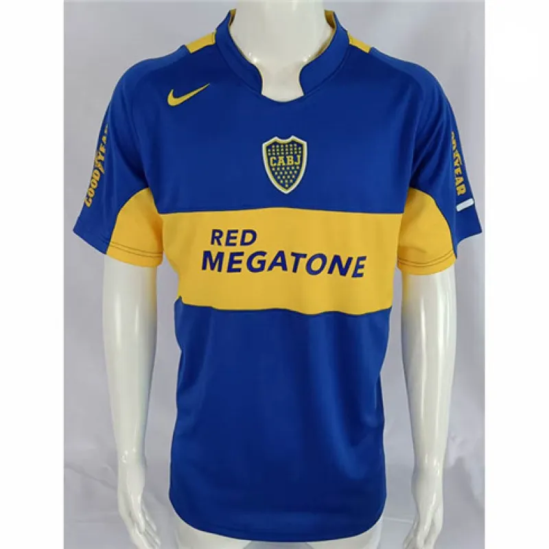 Boca Juniors 2005/06 Retro Home Jersey - Blue