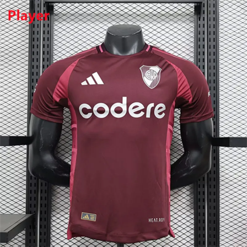 River Plate 2024/25 Away Jersey - Player - Red