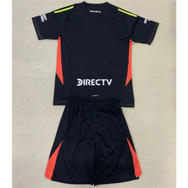 River Plate 2024/25 Kids' Goalkeeper Jersey - Black