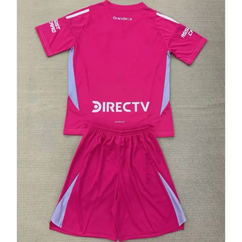 River Plate 2024/25 Kids' Goalkeeper Jersey - Pink