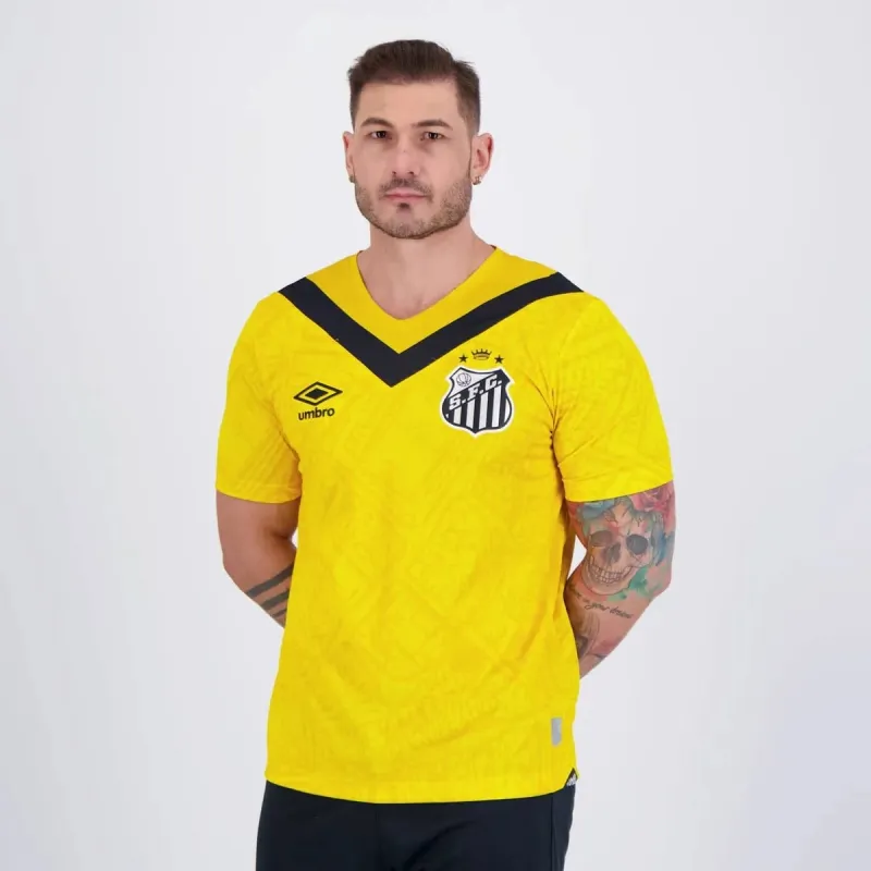 Santos 2024/25 Third Away Jersey - Yellow