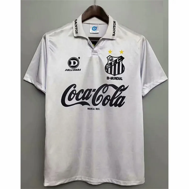 Santos 1993 Retro Home Jersey - White
