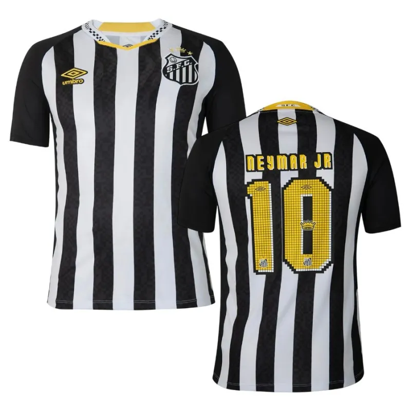 Santos NEYMAR Kids' Jersey 2025/26 Away - Black