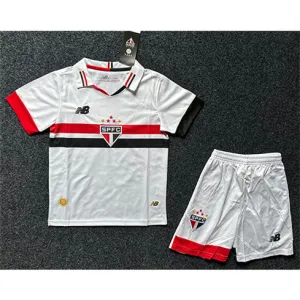 São Paulo 2024/25 Children's Home Jersey - White