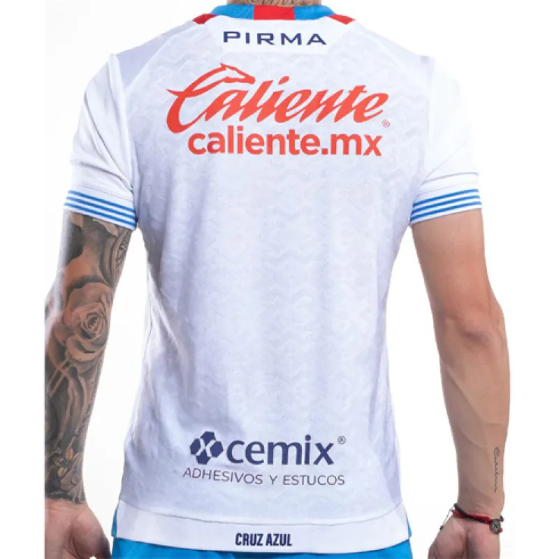 The 2024/25 away jersey of Club de Fútbol Cruz Azul - White