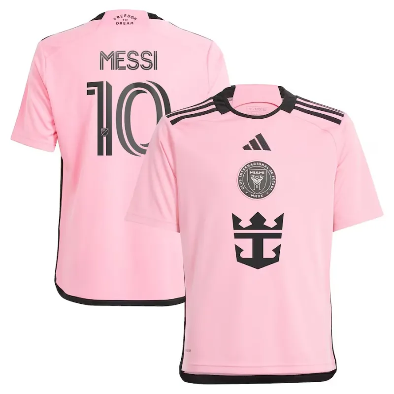 Lionel Messis Inter Miami 2024/25 Heim - Kinder - Trikot - Rosa