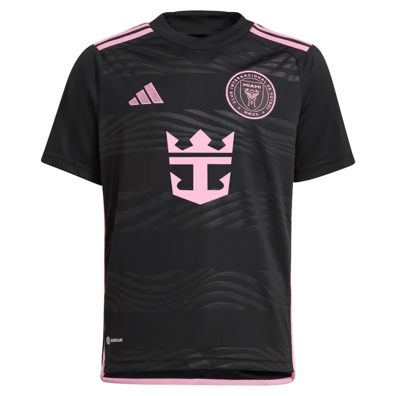 Maillot d'enfant d'extérieur de Lionel Messi d'Inter Miami 2024/25 - Noir