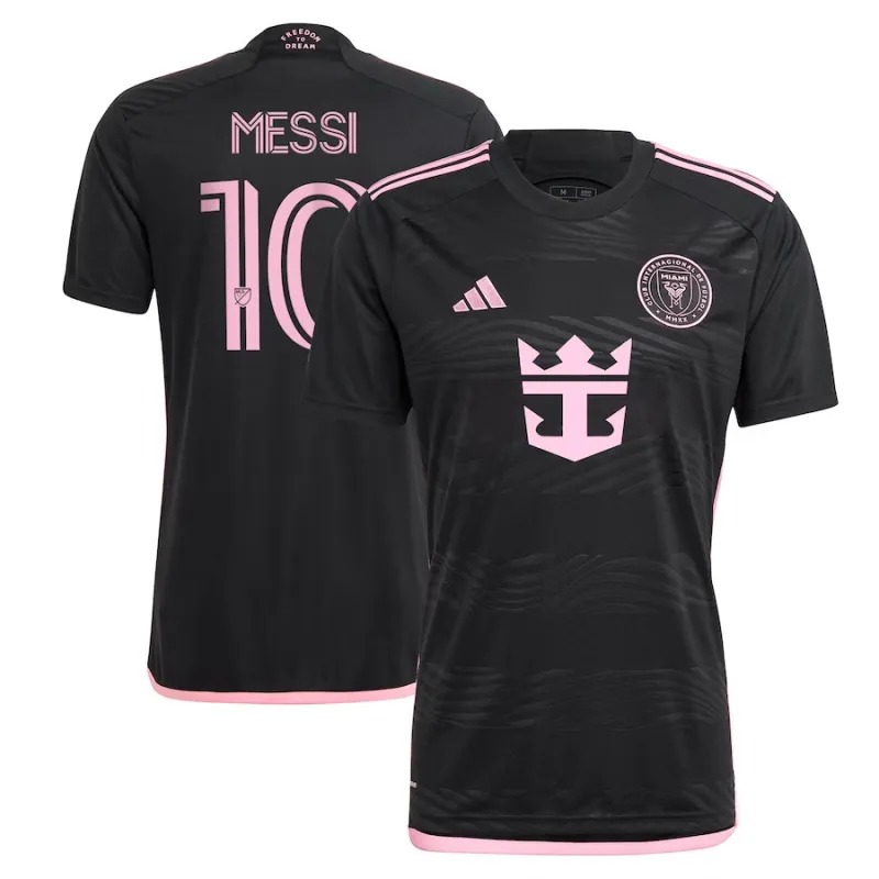 Lionel Messi's Inter Miami 2024/25 Away Jersey - Black