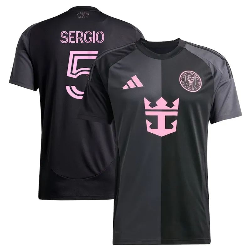 Sergio's Inter Miami 2025/26 Away Jersey - Black